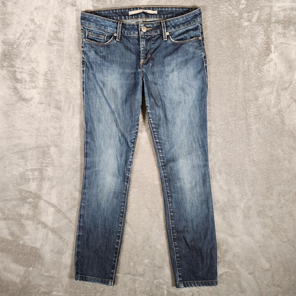 Joe's‎ Jeans Women's 25 30X27 Blue The Chelsea Skinny Low Rise Dark Wash Stretch
